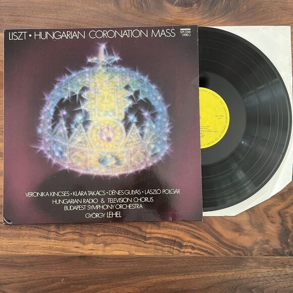 Liszt- Hungarian Coronation Mass György Lehel LP 1980 Hungaroton SLPX 12148 - Picture 1 of 8